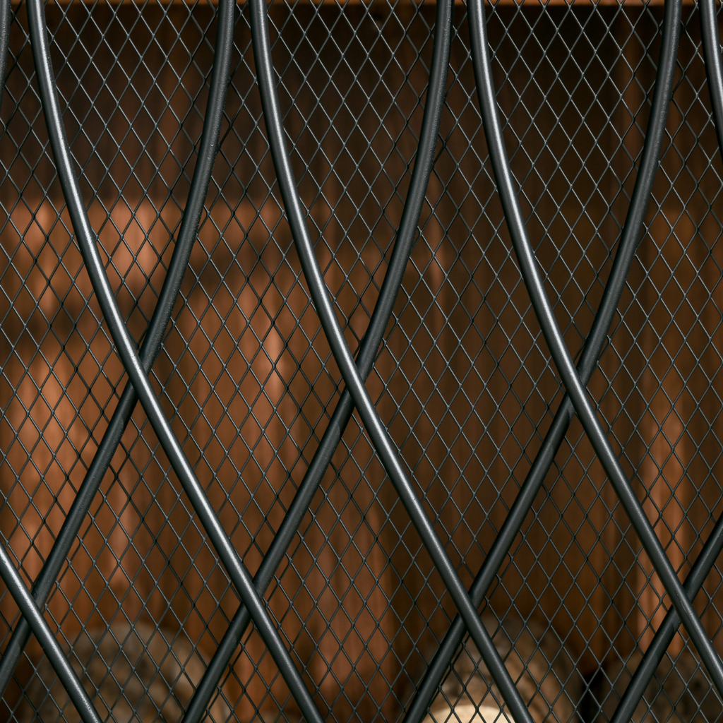 3-Panel Folding Fireplace Screen Metal Mesh Fire Spark Guard Black