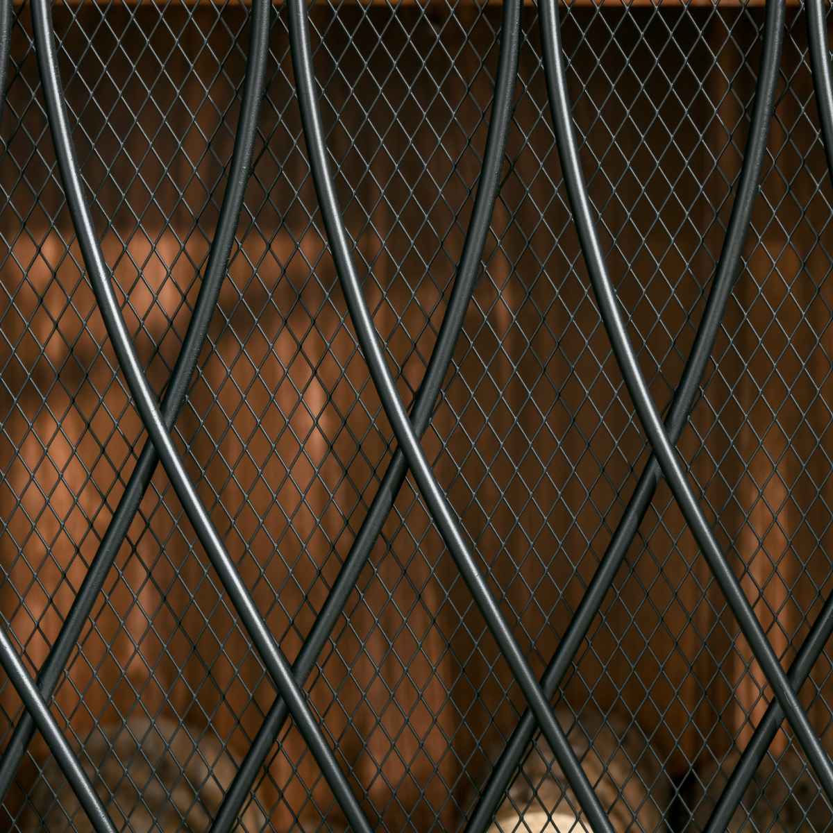 3-Panel Folding Fireplace Screen Metal Mesh Fire Spark Guard Black