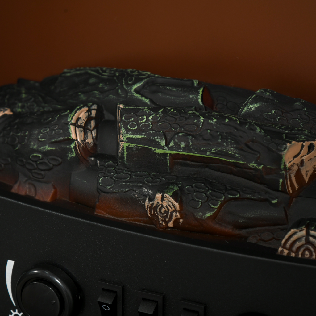 Electric Fireplace Stove Heater  Flame Effect, Overheat Safety Protection