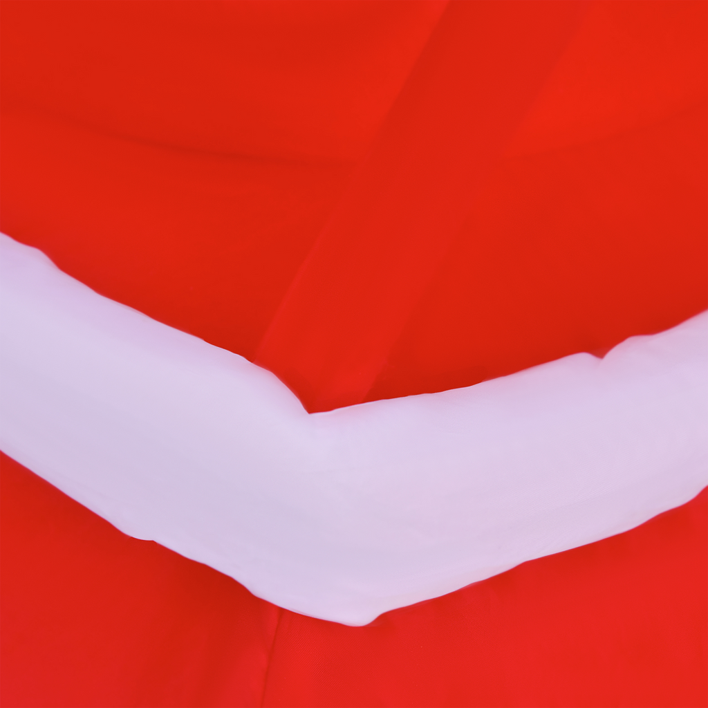 8ft Christmas Inflatable Deco with Santa Claus on Snowman Hot Air Balloon LED