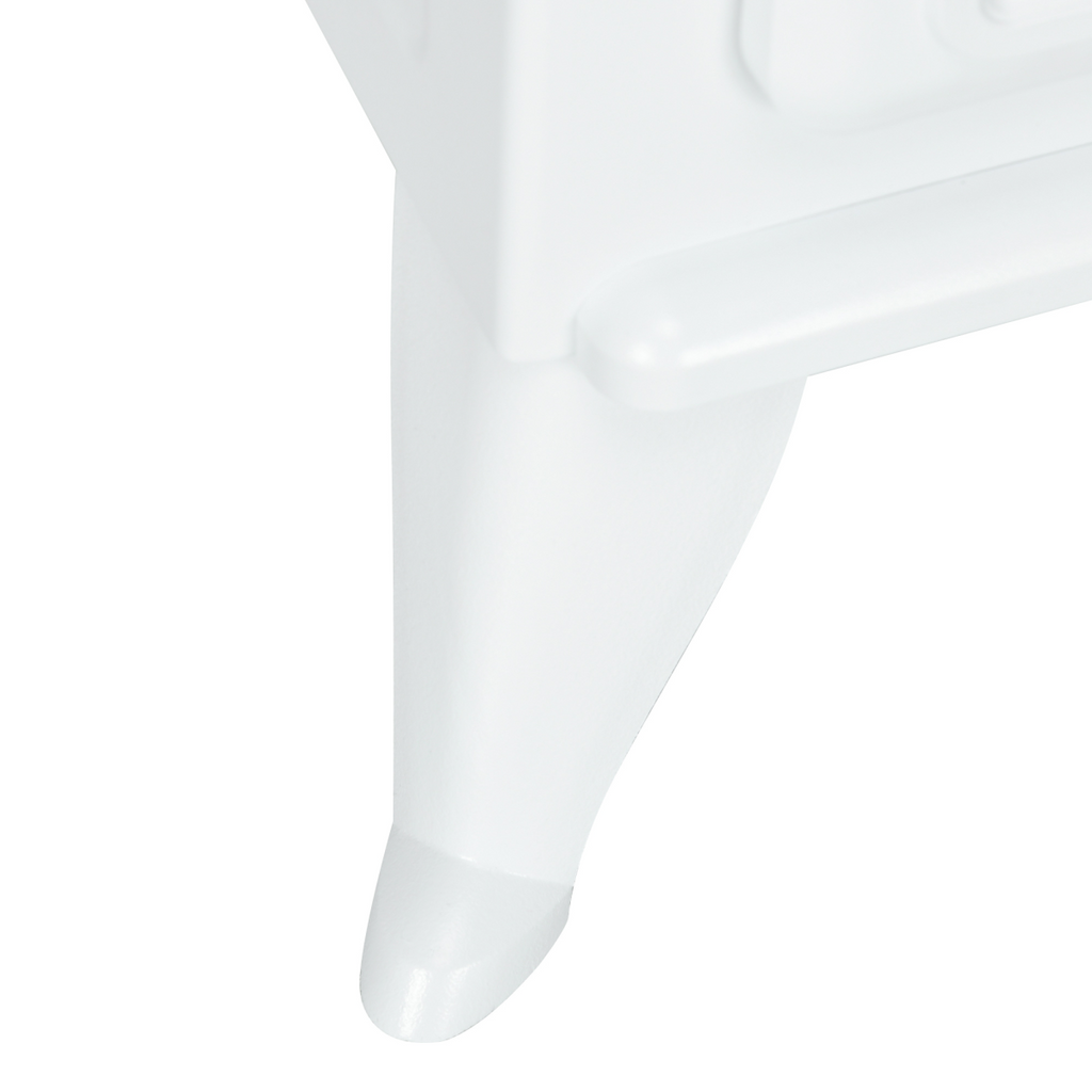 HOMCOM Fireplace Stove Heater Log Burning Flame Electric 950/1850W White