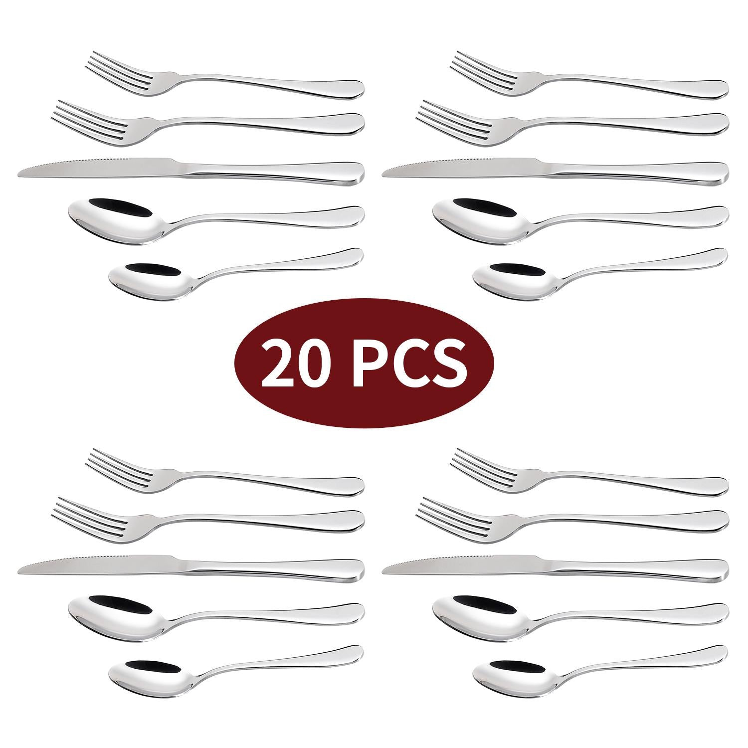Vinsani 20pcs SS Cutlery Set 0010001